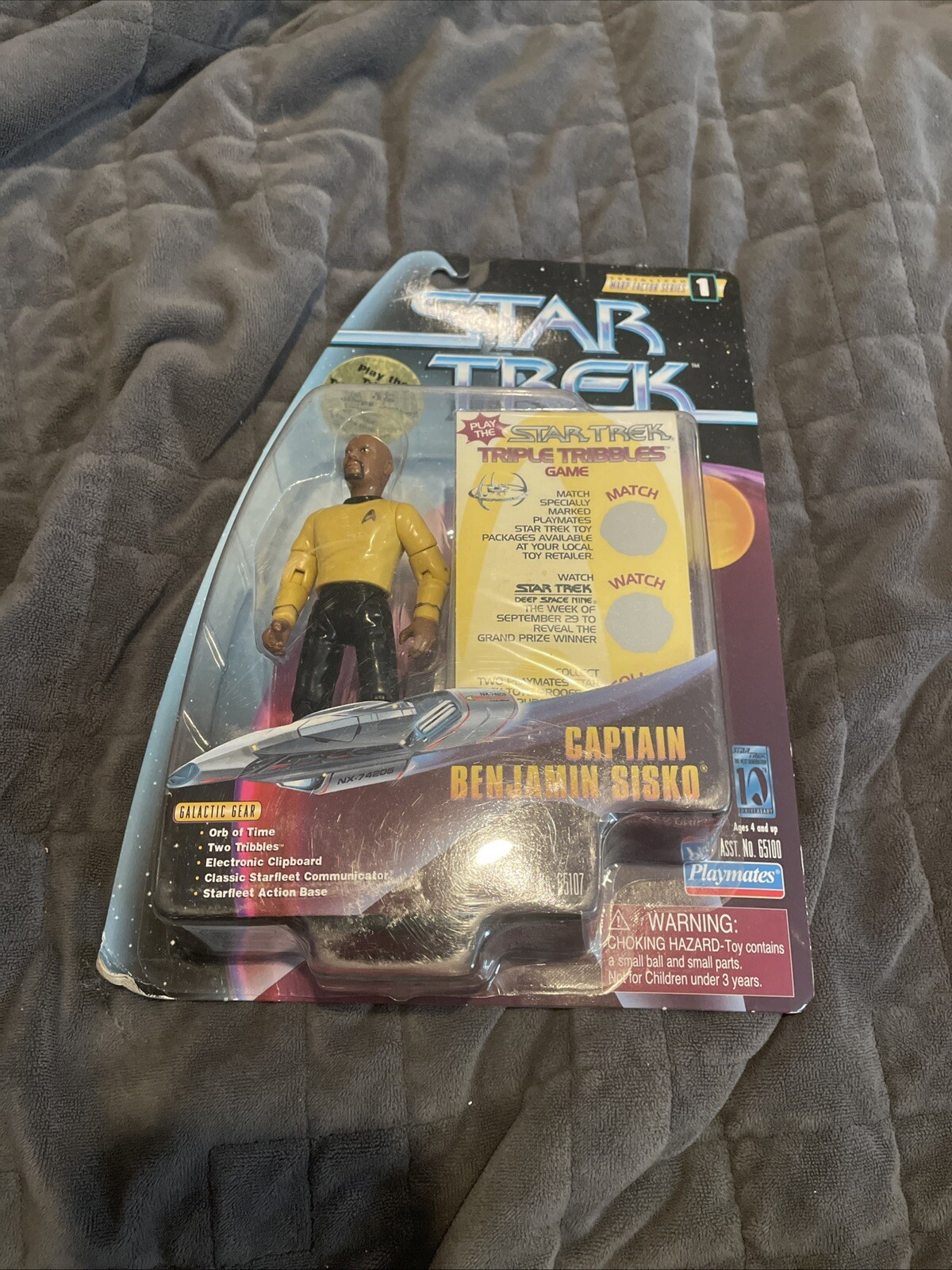 Star Trek Captain Benjamin Sisko Warp Factor 1997 Playmates Series 1 Figure