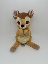 Disney Parks Sitting Bambi Plush Stuffed w/o blanket- 12 In  P8