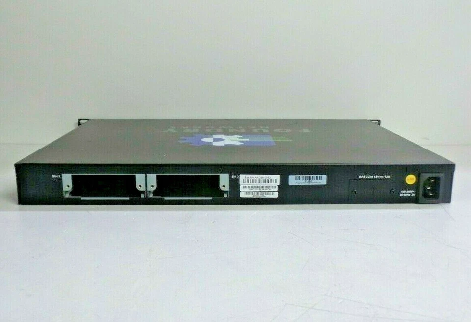 Used Foundry FLS648 48 Port Gigabit Ethernet Switch | AN08410893 | 46359-000A - Image 2 of 4