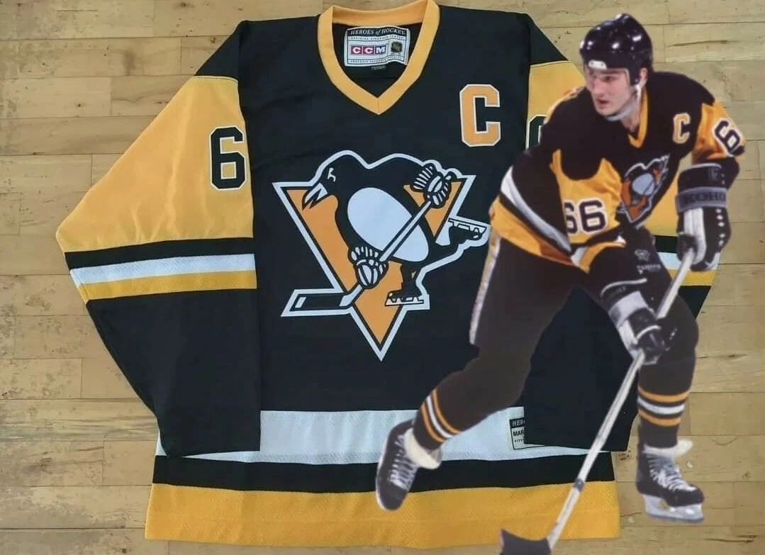 Pittsburgh Penguins Mario Lemieux Jersey KOHO Mens Large Y2K NHL Preowned