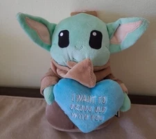 Fetch for pets Star Wars: V-Day 9" Grog With You Plush Squeaker Dog Toy. NWT. 