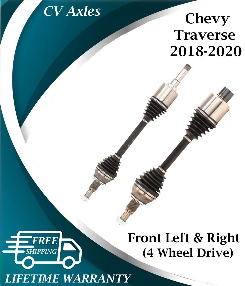 New OE Front CV Axle For 2018-2020 Chevy Traverse 2.0L 3.6L 4WD Lifetime Warran.