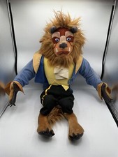 VINTAGE WALT DISNEY 22" BEAUTY AND THE BEAST STUFFED PLUSH TOY ORIGINAL