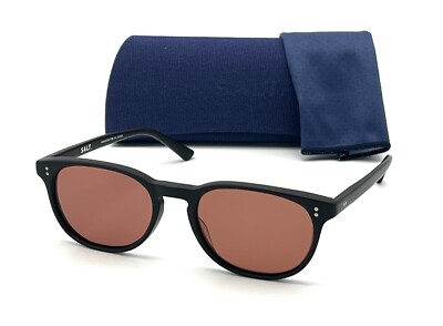 SALT Optics PIERCE  MBK Matte Black / Crimson  51mm Polarized sunglasses