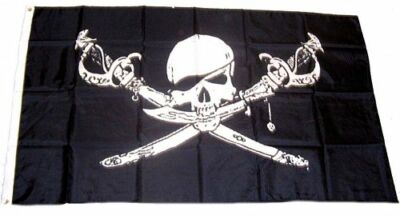 Flagge / Fahne Pirat Säbel und Dolch 150 x 250 cm
