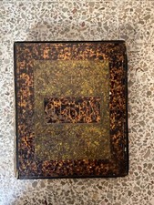 Victorian  antique scrap book/album 30 pages plus of scraps, poems, etc.