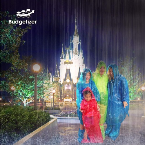 Rain Poncho Familienpackung mit Schuhabdeckungen - extra dick, verschiedene Farben, 10er-Pack - Bild 6 von 8