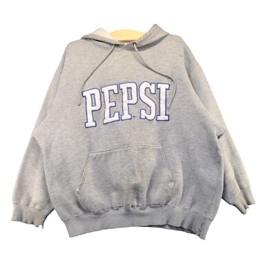 Nothing Else Pepsi Men's Hoodie Sweatshirt XL Long Sleeve Gray