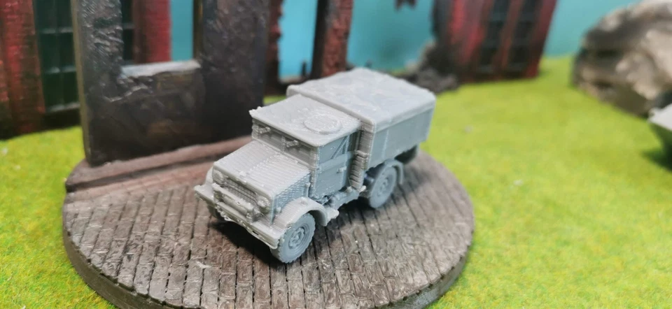 Bedford MWV Camion Militari "Luke" UK GB WW2 Kit 1/87 1/72 1/56 1/48 - Immagine 3 di 4