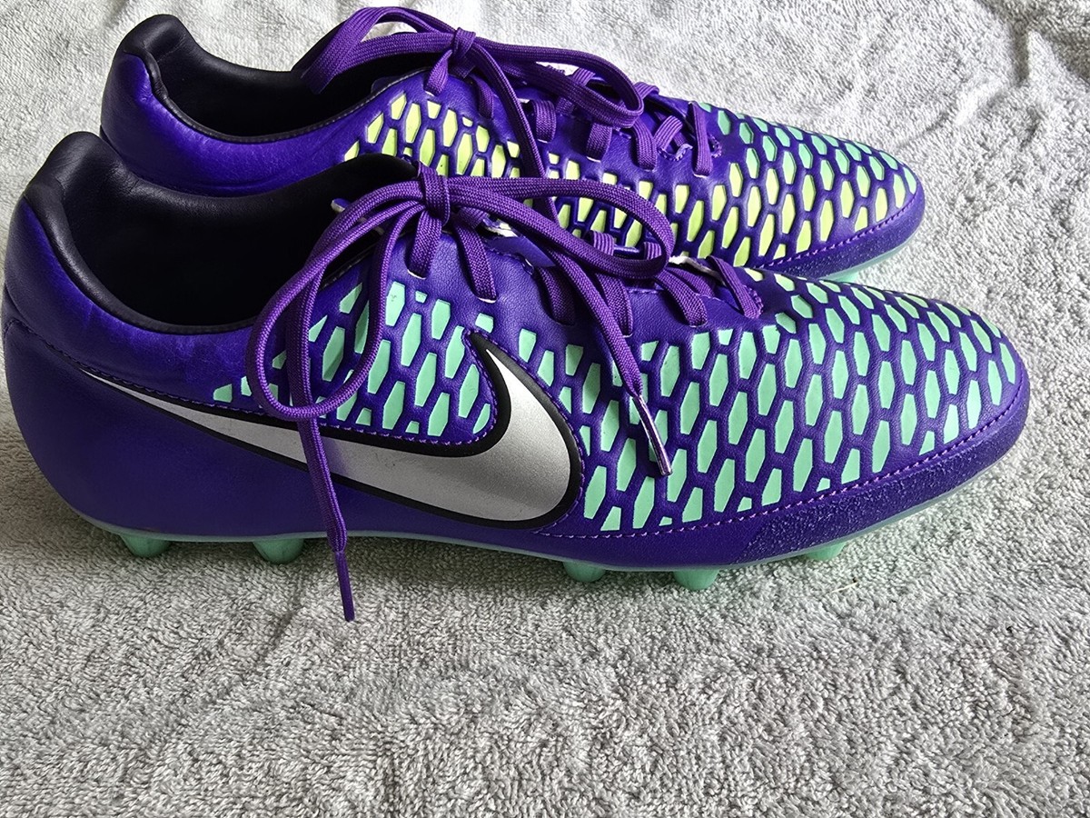 Nike Magista Opus Soccer Shoes Mens 9 Purple Neon Teal | eBay