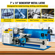180 X 350 Mm Tour À Métaux Mini Tour À Métal Engrenages Vitesse Variable