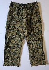USMC Woodland MARPAT Combat Utility Trousers Size Medium - Regular 41" Long