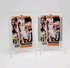 DEXTER LAWRENCE 2019 Score Scorecard Silver #367 Rookie base (2) LOT CLEMSON