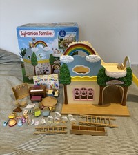 Sylvanian Families Rainbow Nursery Complete Set with Box & 4 FREE BABY FIGURES!