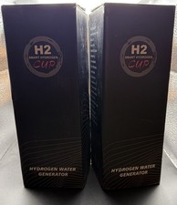 Dwa inteligentne kubki na wodór H2 Generator wody wodoru Akumulator Przenośna butelka