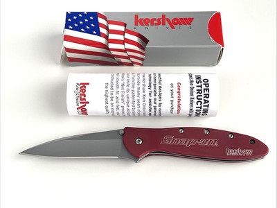 Kershaw 1660RAT Leek Folding Knife Ratchet Clip Snap-On Exclusive USA