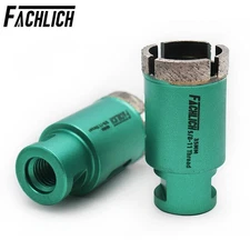 2pcs 35mm Welded Diamond Drilling Core Bits Hole Saw for Granite Marble 5/8-11.