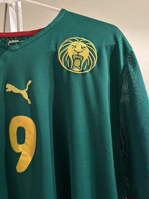 Samuel Eto'o Puma Cameroon 2010 FIFA World Cup Home Soccer Jersey