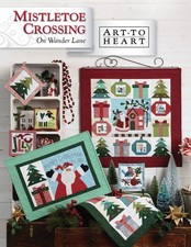 Mistletoe Crossing On Wander Lane Quilt Pattern (December - Block 12) by Nancy H