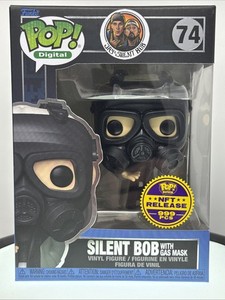 Droppp Funko Pop Digital Jay & Silent Bob Silent Bob w/Gas Mask #74 LE 999