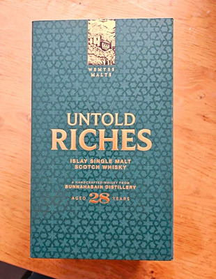 Wemyss Malts Untold Riches Single Malt Scotch Islay Bunnahabhain 28J 700ml 49,1%