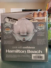 Hamilton Beach 3-In-1 Egg Cooker for Hard Boiled Eggs, Poacher, Omelet (P2-95)