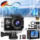 Action Cam HD 4K Kamera podwodna, WiFi Wodoodporna kamera Kask Kamera