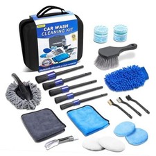 21Pcs Car Detailing Kit,Compelete Car Cleaning Kits Interior Cleaner With