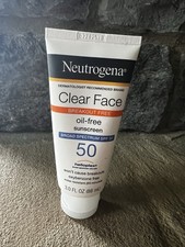Neutrogena Clear Face Oil-Free Sunscreen with Broad Spectrum SPF 50 - 3.0 FL OZ