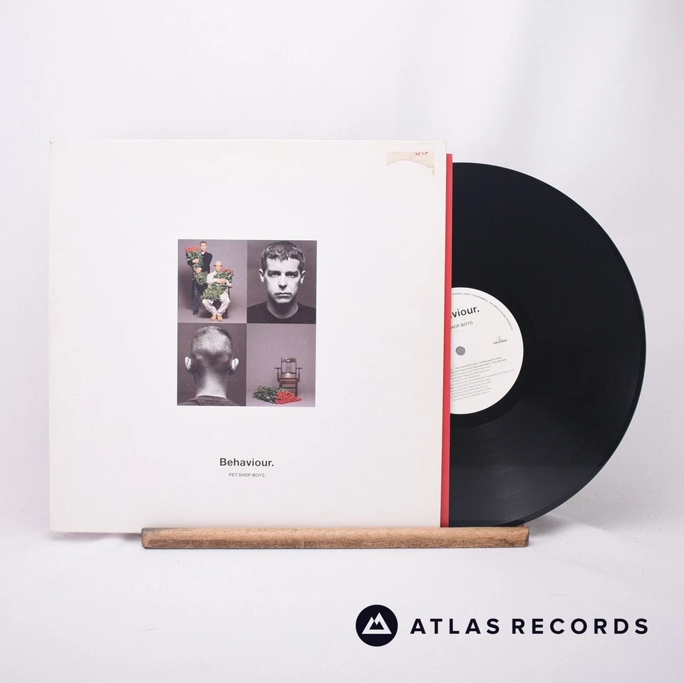 Pet Shop Boys Behaviour LP Album Vinyl Record 1990 PCSD 113 Parlophone - VG+/EX - Image 2 of 4