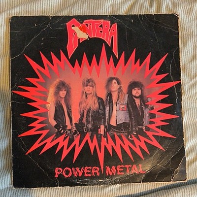 Pantera - Power Metal LP (1988) Original MMR-1988 + Fan Insert