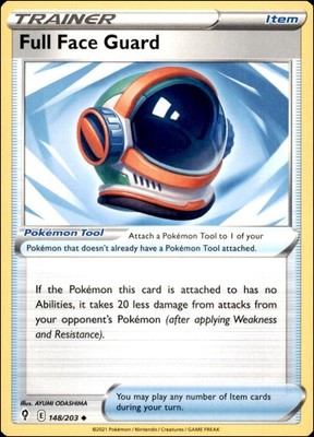 Pokemon - Full Face Guard #148/203 - EVS Uncommon