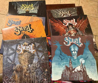 GHOST Vinyl Record Collection 7 LP Lot Opus Purple IYHG Blue /500 Prequelle
