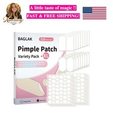 Versatile Large Hydrocolloid Patches: 320 Count for Major Breakouts Anywhere