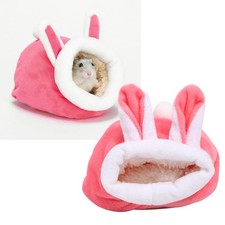 Hedgehog Plush Sleep Bed Winter Warm Pet Hamster Nest Rabbit Pet Supplies