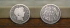 1893-S BARBER LIBERTY HEAD SILVER DIME 1893S US COIN