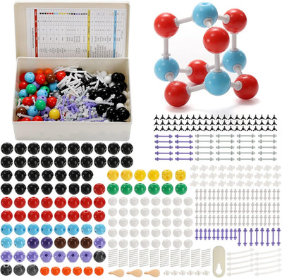 444 Pcs Chemistry Molecular Model for Building Organic and Inorganic Structures,