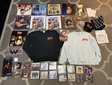 Large Waylon Jennings Collection Vinyl CDs Signed Book Hat Shirts License Plate