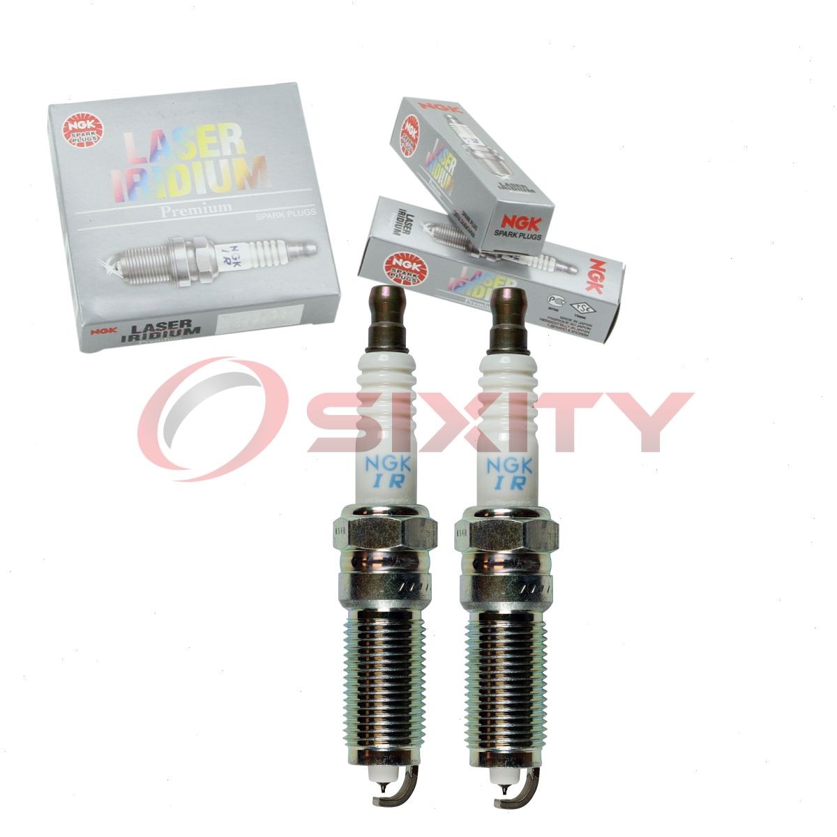 2 pc NGK 94769 ILZTR6A8G Laser Iridium Spark Plugs for SP532 CYFS13YRC gg
