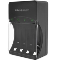 5901878506531 Qoltec 50653 Battery Charger For Ni-Mh Type R03/AAA R6/AA Qoltec