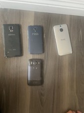 Lot of 4 Old Untested Cell Phones LG, Samsung, HTC for Parts/Repair