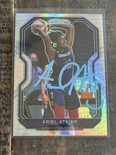2021 Panini WNBA Prizm Ariel Atkins Hyper #33 Signed IP Autograph