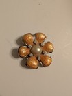 Vintage Enamel Carolee Brooch with 6 Tiny Stones — photo 1