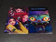 2026 McDonald's KPop Demon Hunters HUNTR/X Photocard  Derpy Tiger Set