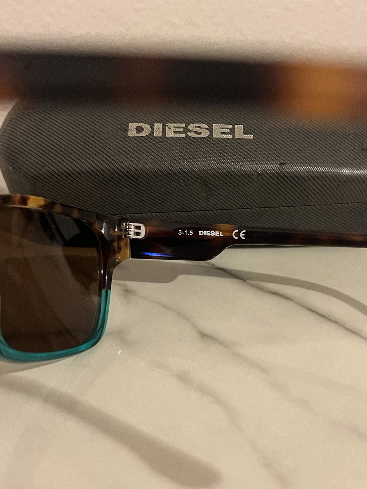 Diesel Rectangular Sunglasses DL0012  Tortoise/Tu… - image 6