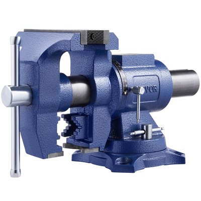 VEVOR 6-1/2'' Multi-Purpose Bench Vise Heavy Duty Ductile Iron 360° Swivel Base
