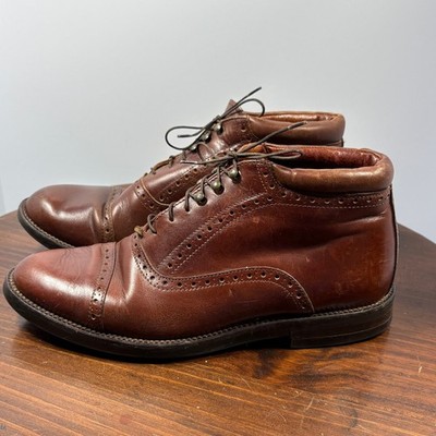 Johnston & Murphy Men’s Leather Lace-Up Boots – Size 10 Men main image 4