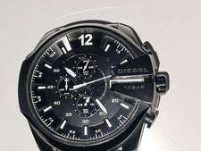 Diesel Only The Brave DZ4283 Men's Chronograph Black Stainless Steel Watch