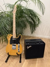 Squire by Fender Sonic Telecaster & Fender Mustang LT25 Amp Bundle