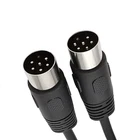 DIN 6Pin Cable 6P Male To Male Audio Data Connector Cord Extender 6-pin Plug